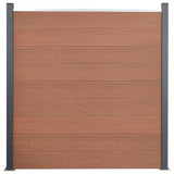 Vidaxl Panelu panelu ogrodzenia 353x186 cm HKC Brown