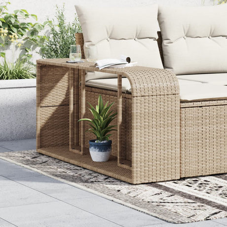 VidaXL étagères de rangement 2 pcs poly rotin beige