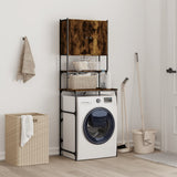 Vidaxx meuble lave-linge 68x48,5x194 cm chêne fumé