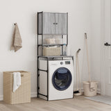 Vidaxl Washing Machine Cabinet 68x48.5x194 cm Gray Sonoma Oak colored