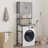 Vidaxx meuble lave-linge 68x48,5x194 cm chêne sonoma gris