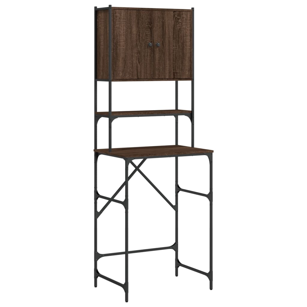 Vidaxx meuble lave linge 68x48,5x194 cm coloris chêne marron
