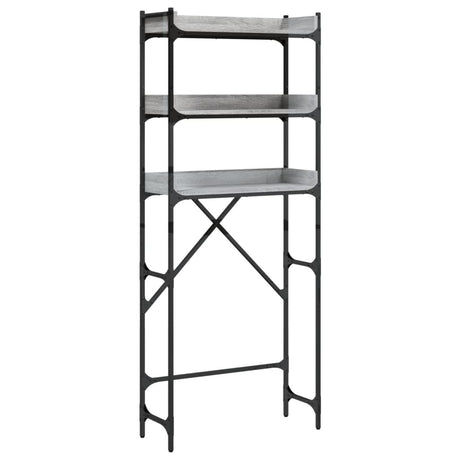 Vidaxx support pour machine à laver 67x25x163 cm bois fini gris sonoma