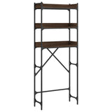 Vidaxx support pour machine à laver 67x25x163 cm bois fini couleur chêne marron