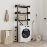 Vidaxx support pour machine à laver 67x25x163 cm bois fini couleur chêne marron