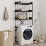 Vidaxx support pour machine à laver 67x25x163 cm bois fini couleur chêne marron