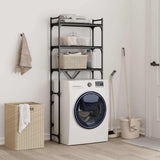 Vidaxx support pour machine à laver 67x25x163 cm bois fini noir