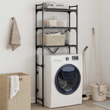 Vidaxx support pour machine à laver 67x25x163 cm bois fini noir