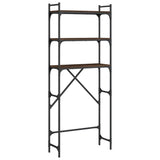 Vidaxx support pour machine à laver 67x25x163 cm bois fini couleur chêne marron