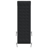 Vidaxx coussin de chaise longue 160x50x10 cm daim artificiel noir
