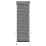 Vidaxx coussin de chaise longue 160x50x10 cm daim artificiel gris