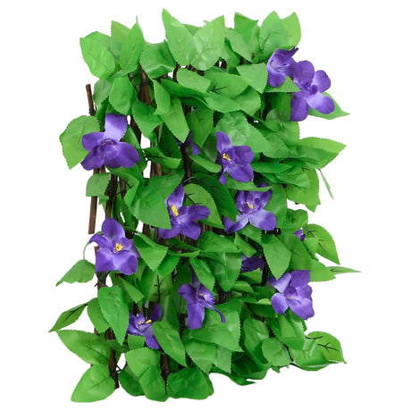 Vidaxx plante de lierre artificielle sur treillis 5 pcs extensible 180x20 cm vert