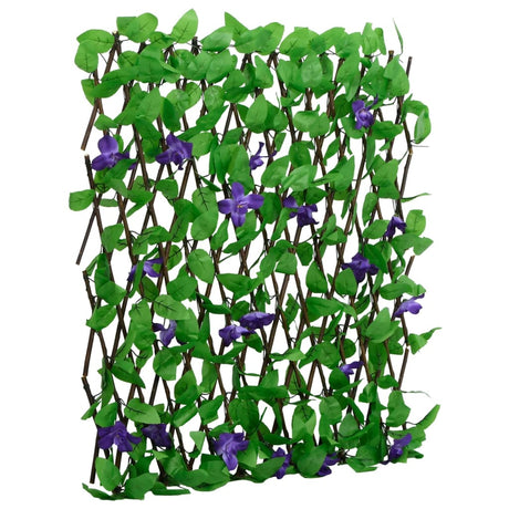 Vidaxx plante de lierre artificielle sur treillis 5 pcs extensible 180x70 cm vert