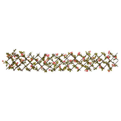 Vidaxx plante de lierre artificielle sur treillis extensible 180x20 cm rose foncé