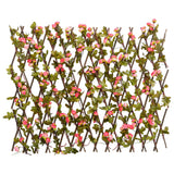 Vidaxx plante de lierre artificielle sur treillis extensible 180x60 cm rose foncé