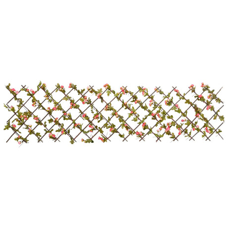 Vidaxx plante de lierre artificielle sur treillis extensible 180x60 cm rose foncé