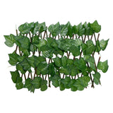 Vidaxx plante artificielle feuille de vigne sur treillis extensible 180x20 cm vert