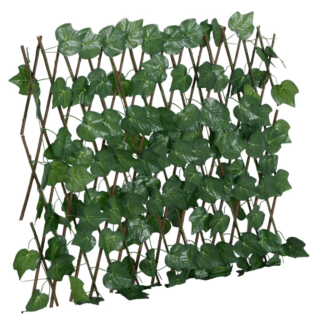 Vidaxx plante artificielle feuille de vigne sur treillis extensible 190x60 cm vert