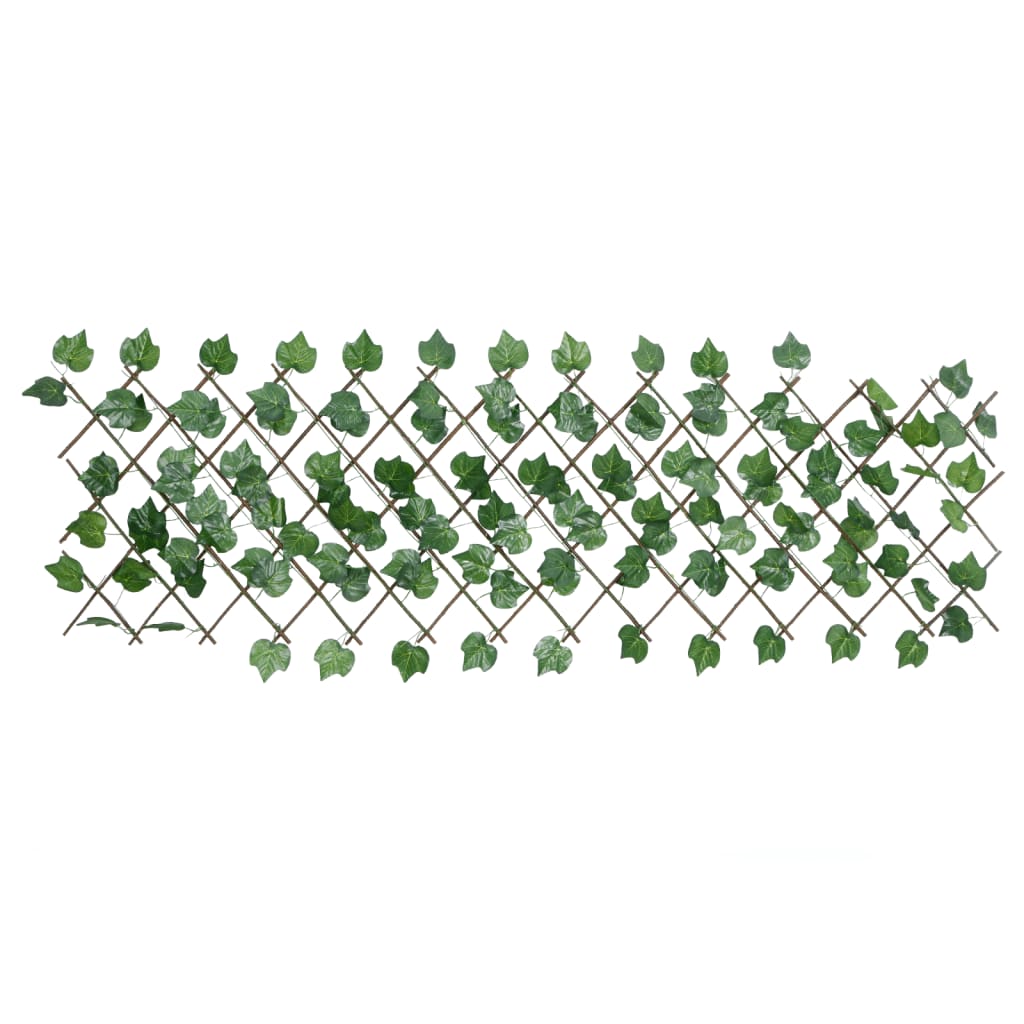 Vidaxx plante artificielle feuille de vigne sur treillis extensible 190x60 cm vert