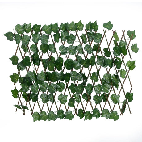 Vidaxx plante artificielle feuille de vigne sur treillis extensible 190x60 cm vert