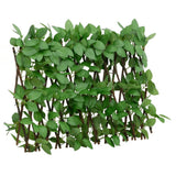 Vidaxx plante de lierre artificielle sur treillis 5 pcs extensible 180x30 cm vert
