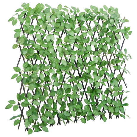 Vidaxx plante de lierre artificielle sur treillis 5 pcs extensible 180x65 cm vert