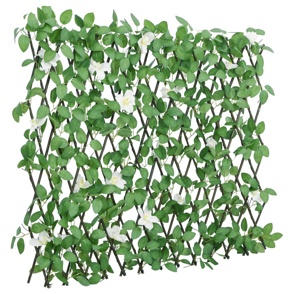 Vidaxx plante de lierre artificielle sur treillis 5 pcs extensible 186x30 cm vert