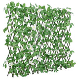 Vidaxx plante de lierre artificielle sur treillis 5 pcs extensible 186x30 cm vert