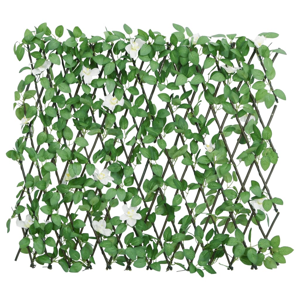 Vidaxx plante de lierre artificielle sur treillis 5 pcs extensible 186x30 cm vert