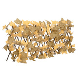 Vidaxx plante artificielle treillis de feuilles d'érable 5 pcs extensible 180x30 cm orange