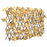 Vidaxx plante artificielle feuille d'érable sur treillis extensible 180x60 cm orange