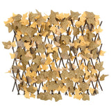 Vidaxx plante artificielle feuille d'érable sur treillis extensible 180x60 cm orange