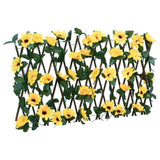 Vidaxx plante de lierre artificielle sur treillis extensible 180x20 cm jaune