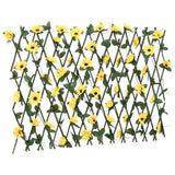 Vidaxx plante de lierre artificielle sur treillis extensible 180x60 cm jaune