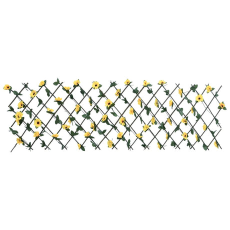 Vidaxx plante de lierre artificielle sur treillis extensible 180x60 cm jaune