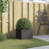 Vidaxx jardinière 32x30x29 cm acier noir