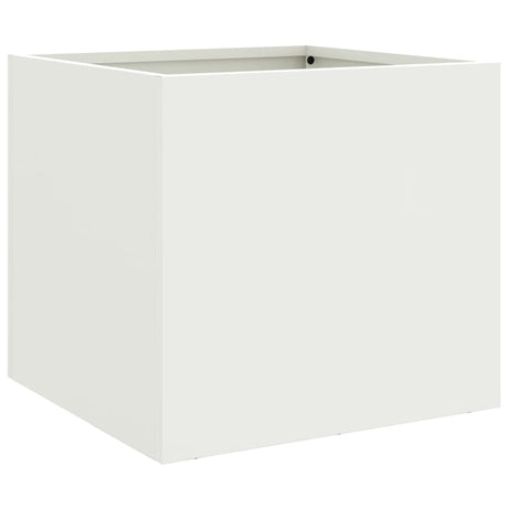 Vidaxx jardinière 32x30x29 cm acier blanc