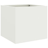Vidaxx jardinière 32x30x29 cm acier blanc