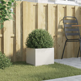 Vidaxx jardinière 32x30x29 cm acier blanc