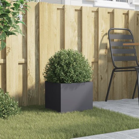 Vidaxx jardinière 32x30x29 cm acier anthracite