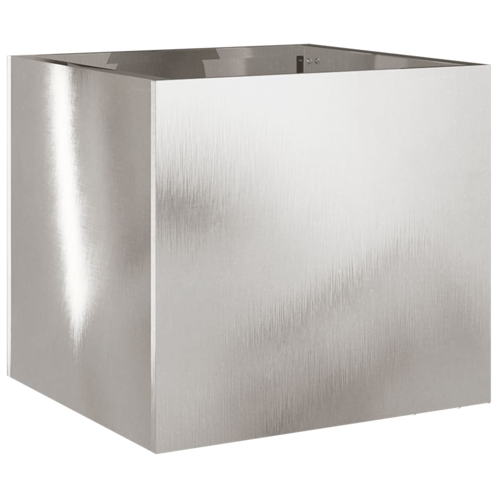 Vidaxx jardinière 32x30x29 cm acier inoxydable argenté