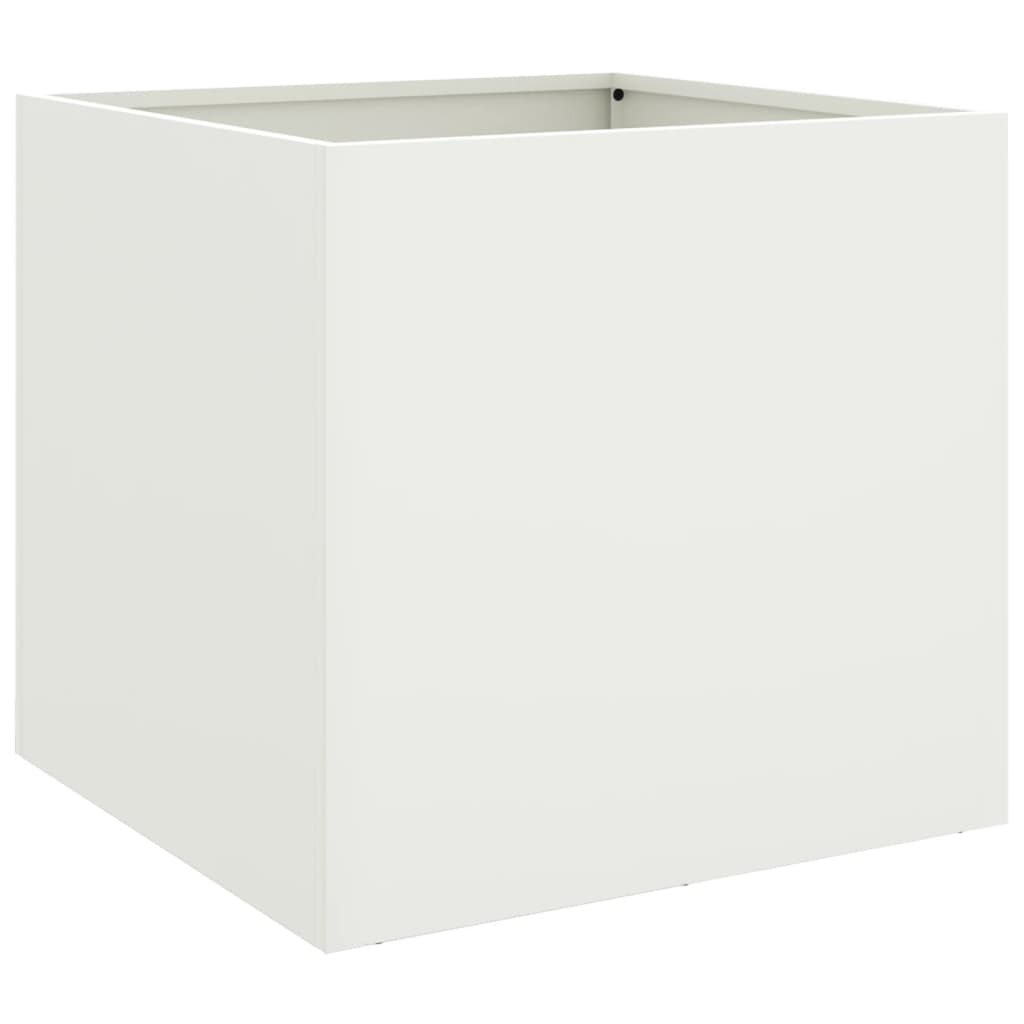 Vidaxx jardinière 42x40x39 cm acier blanc