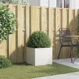 Vidaxx jardinière 42x40x39 cm acier blanc