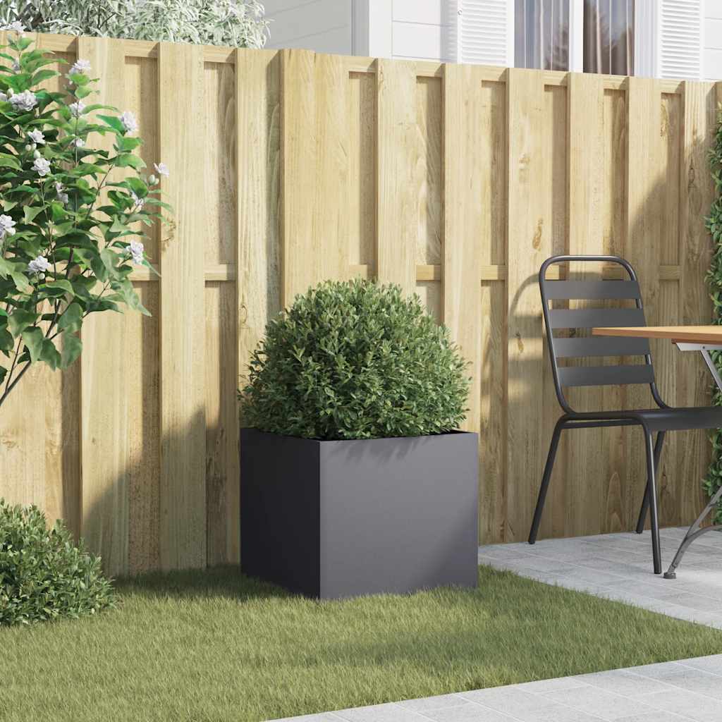 Vidaxx jardinière 42x40x39 cm acier anthracite