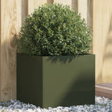 Vidaxl Planning Box 42x40x39 cm Olive Green