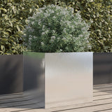 Vidaxx jardinière 42x40x39 cm acier inoxydable argenté