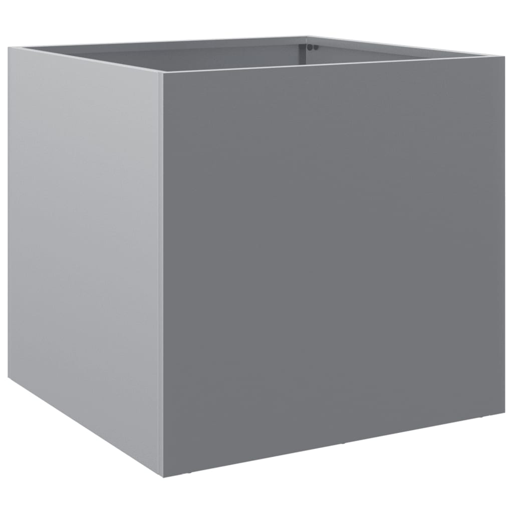 Vidaxl Planning Box 42x40x39 cm galvaniseret stål sølvfarvet