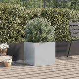 Jardinière Vidaxx 42x40x39 cm acier galvanisé couleur argent