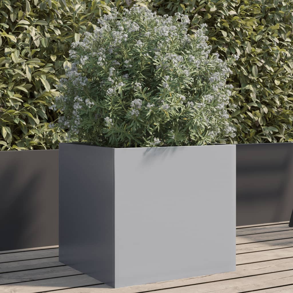 Vidaxl Planning box 42x40x39 cm galvanized steel silver colored