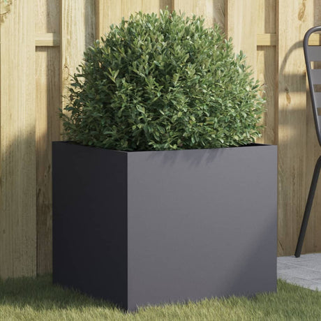 Vidaxx jardinière 49x47x46 cm acier anthracite